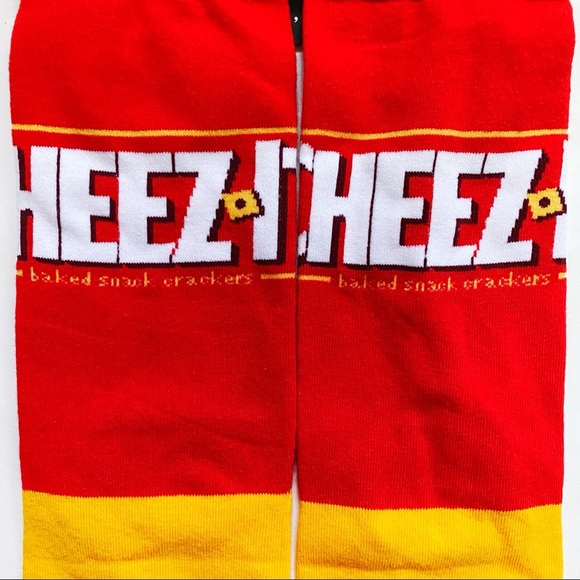 Odd Sox Cheez-It Crackers Crew Socks Cheezits Mens Womens Fun Novelty Gift - Picture 4 of 7
